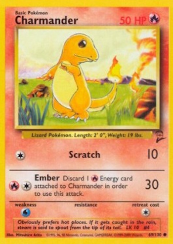 Charmander (Base 2 WoTC)